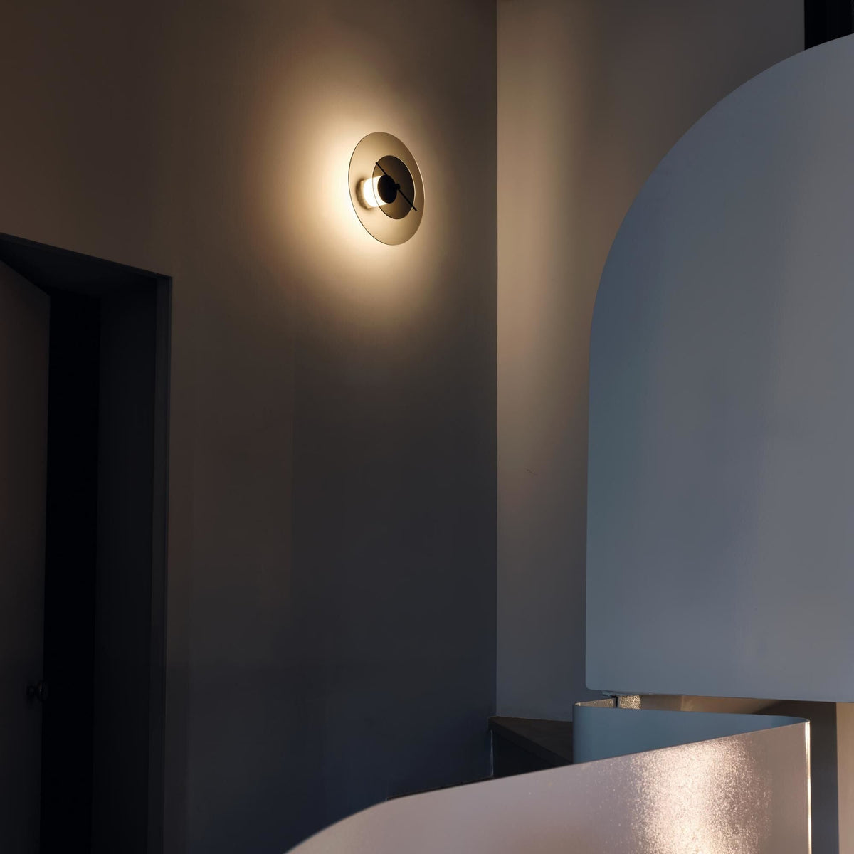 DCW Delumina Wall Lamp Black Ø32