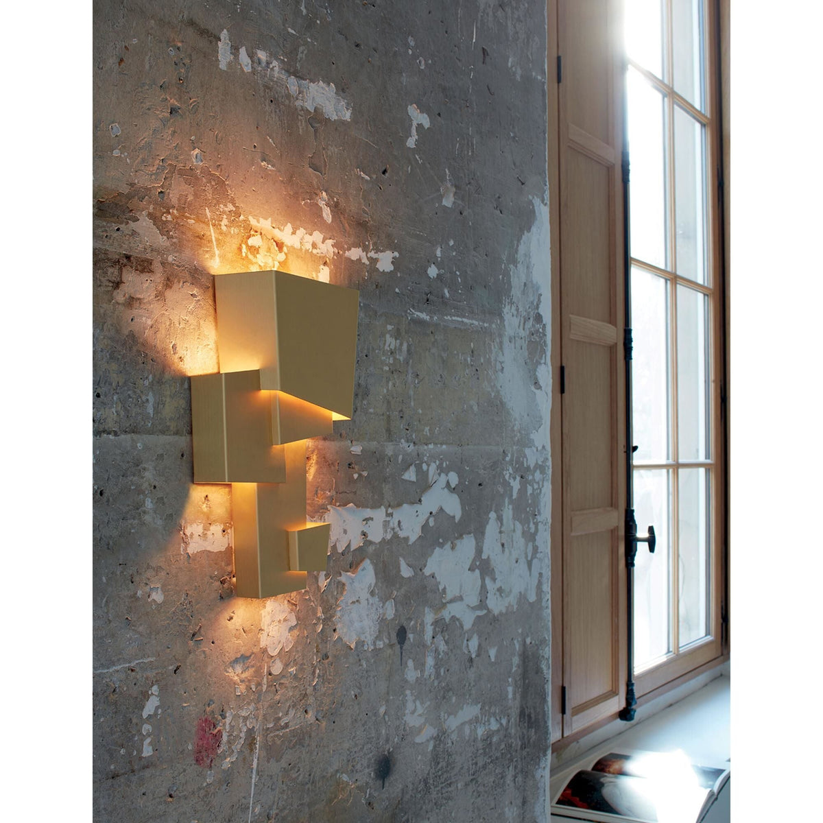 DCWéditions Map 1 Wall Lamp Gold