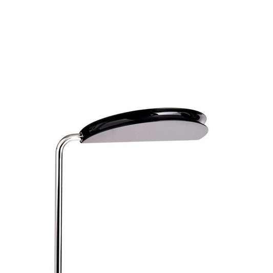 DCWéditions Mezzaluna Floor Lamp Chrome/ Black