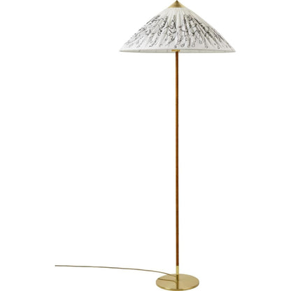Tynell Collection 9602 Floor Lamp Brass/ Bamboo