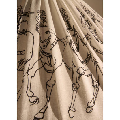 Tynell Collection 9602 Garro Éditions Floor Lamp Brass/Harigey Circus Horses