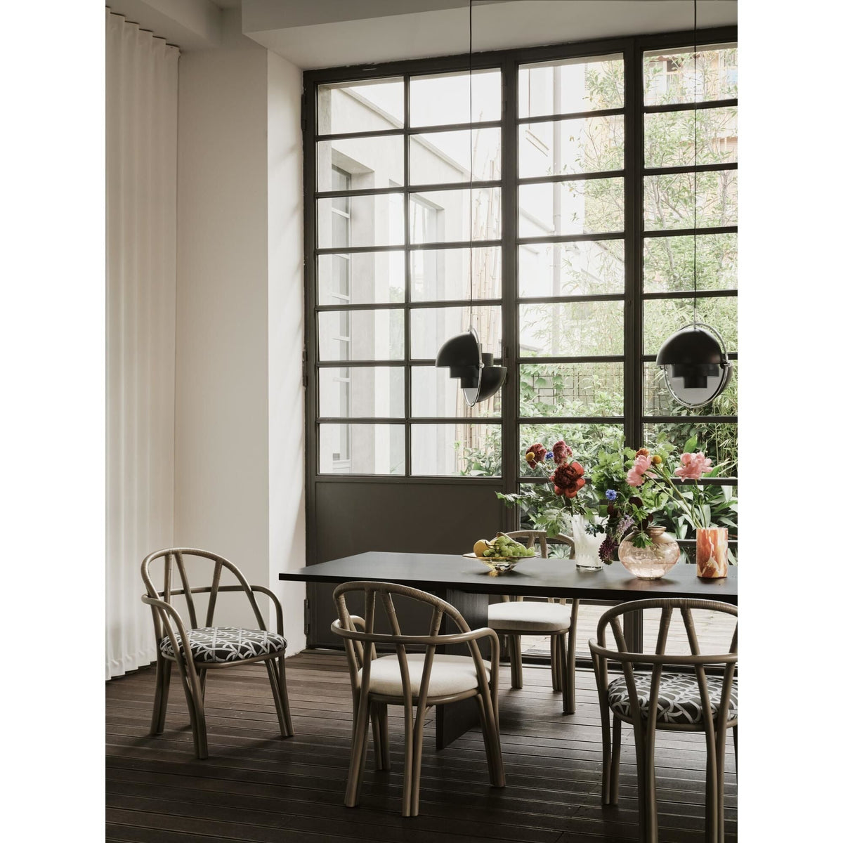 Bistra Dining Chair With Armrests Olive Stained