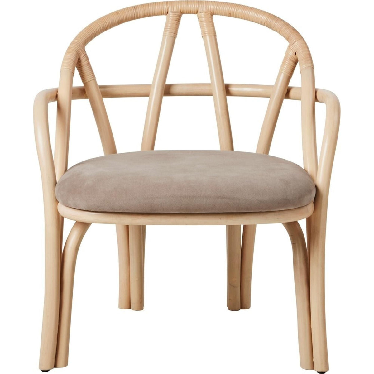Bistra Armchair Natural Lacquered Rattan/Fustagno Limonta 002
