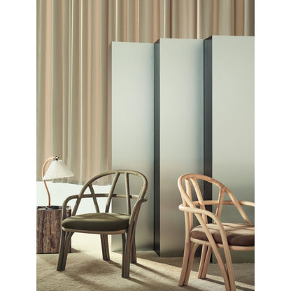 Bistra Armchair Ebony Painted Rattan/Fustagno Limonta 001