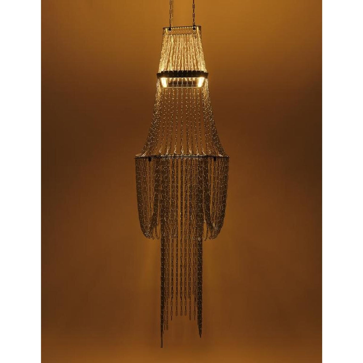 DCWéditions Lamp C Pendant Stainless Steel/ Black
