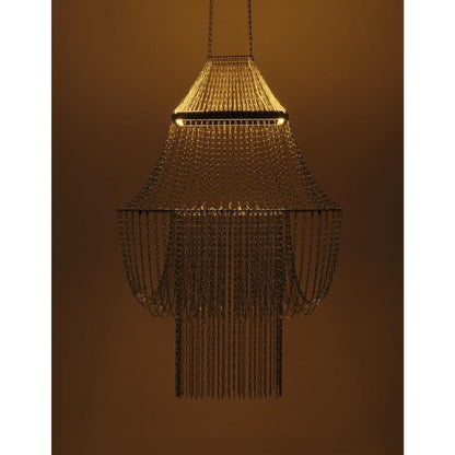 DCWéditions Lamp C Pendant Stainless Steel/ Black