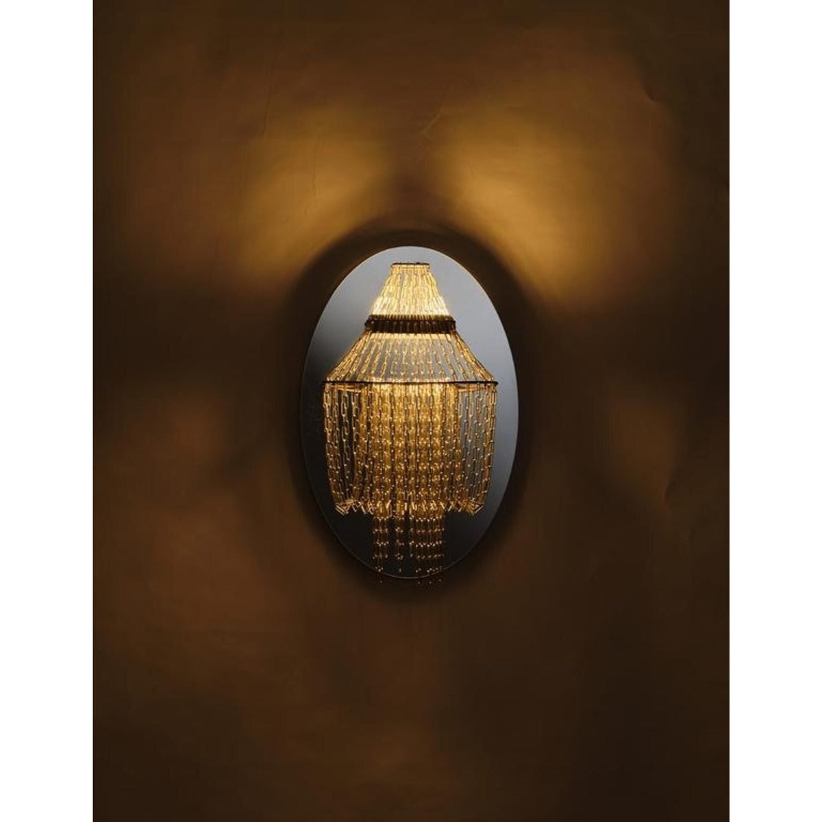 DCWéditions Lamp C Wall Lamp Stainless Steel/ Black