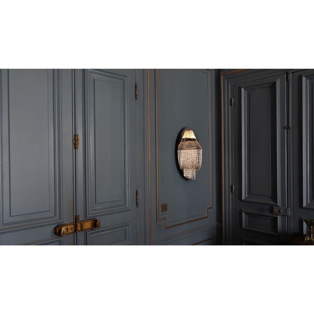DCWéditions Lamp C Wall Lamp Stainless Steel/ Black