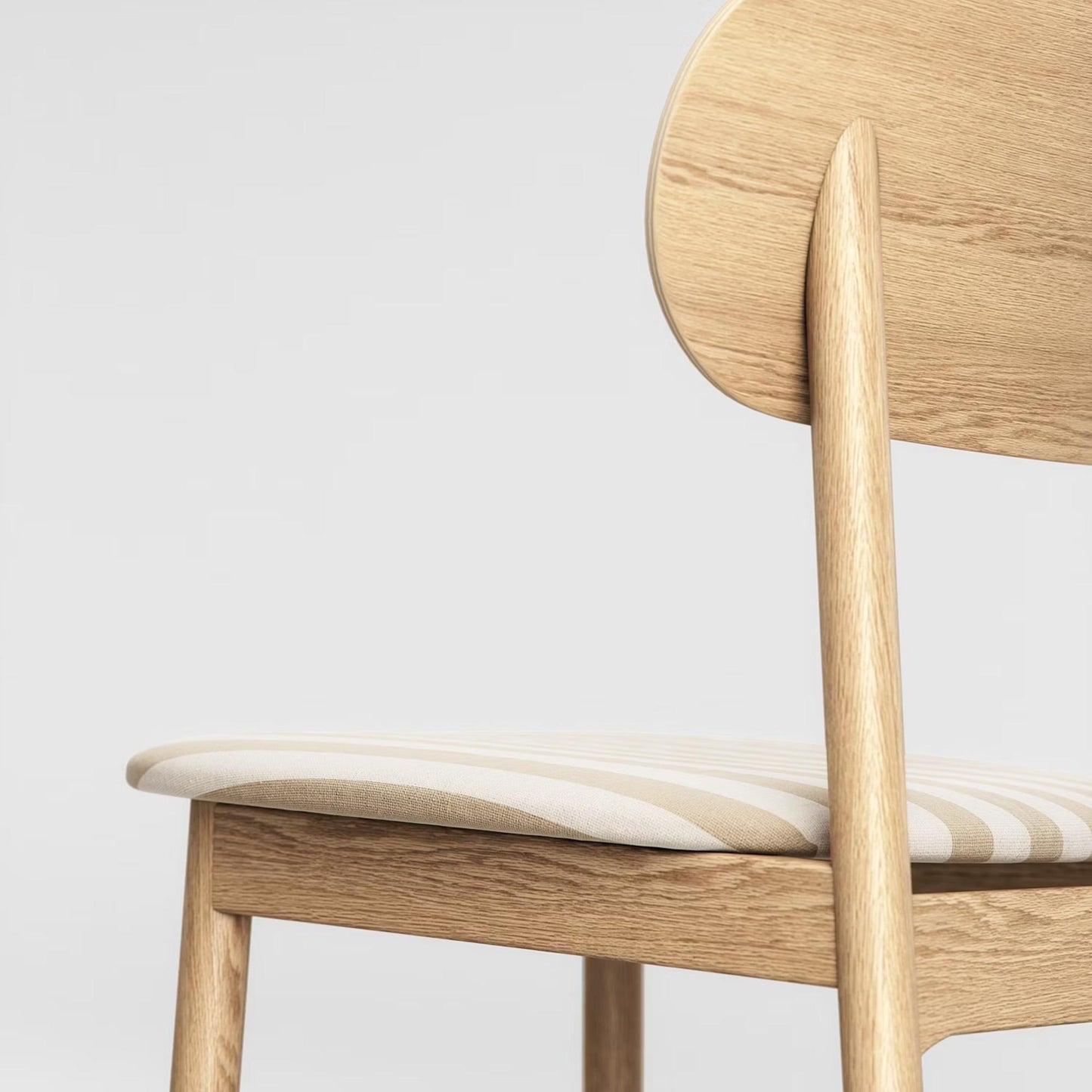 Decotique Elephant Dining Chair Natural Oak/Gentle Ribbon