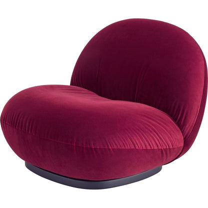 Pacha Armchair Dora Boucle 0001 With Base In Pearl Gold