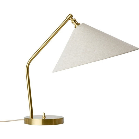 Gräshoppa Table Lamp Brass/ Canvas
