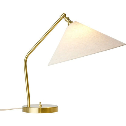 Gräshoppa Table Lamp Brass/ Canvas