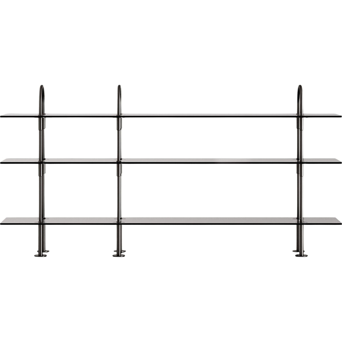 Keen 208 Shelving System 3 Shelves Stainless Steel/Ash Veneer