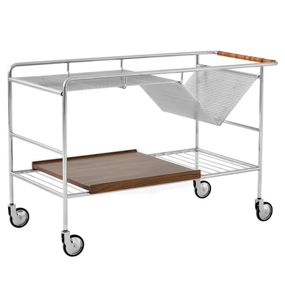 Alima NDS1 trolley, chrome - lacquered walnut