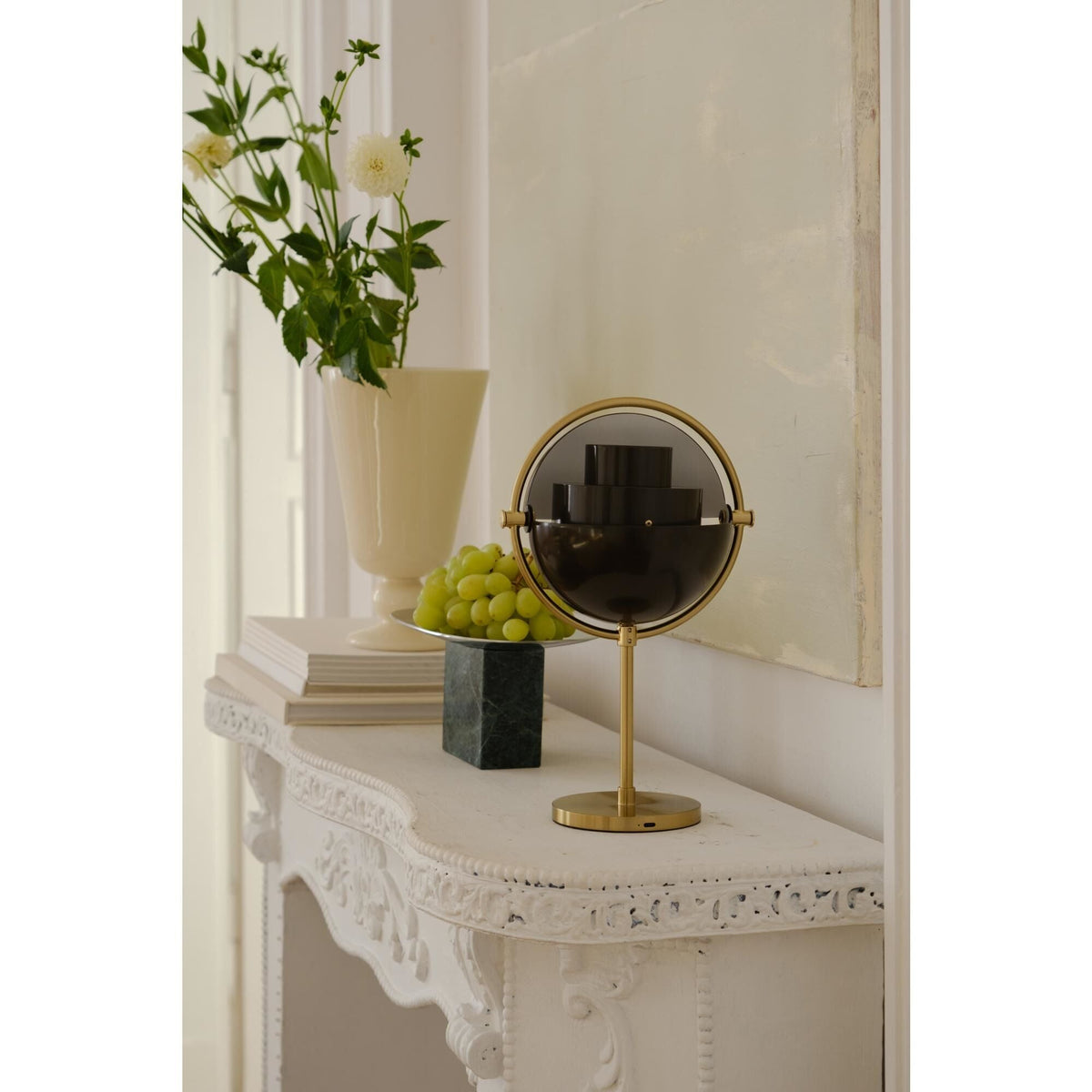 Multi-Lite Limited Edition Portable Lamp Mocha Brown/ Brass