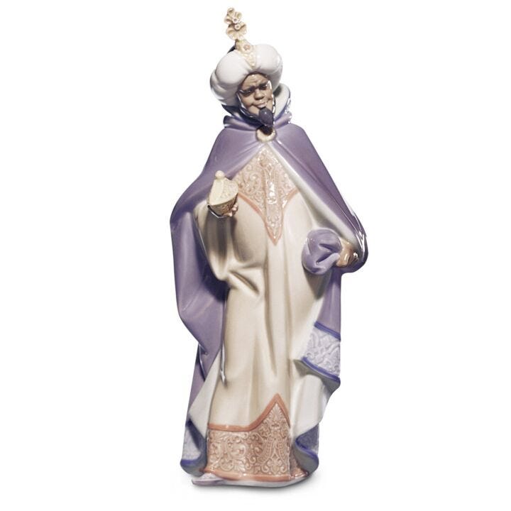 King Balthasar Nativity Figurine-II by Lladró