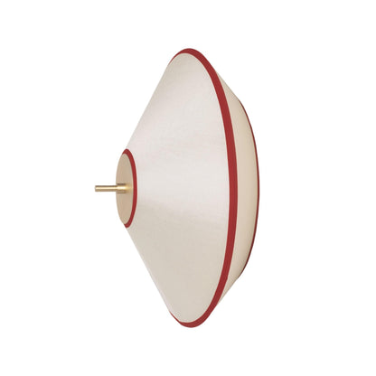 Edgeform Tafta Wall/ Ceiling Light Ø40 Red/Off-White