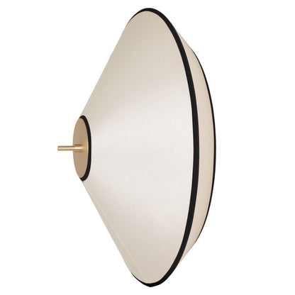 Edgeform Tafta Wall/ Ceiling Light Ø52 Black/Off-White