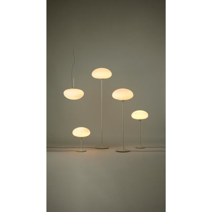 Stemlite Floor Lamp H110 Black Red/Opal