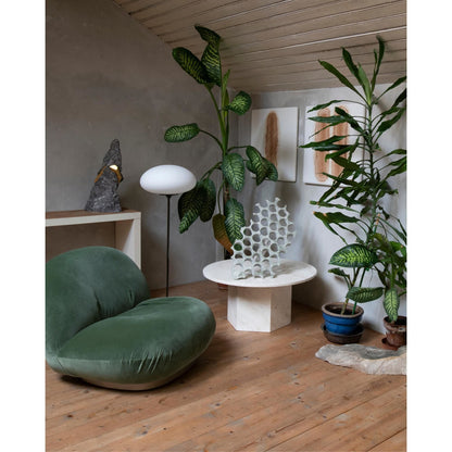 Stemlite Floor lamp H150 Black Chrome/Opal