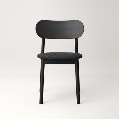 Decotique Elephant Dining Chair Black/Anthracite Bouclé