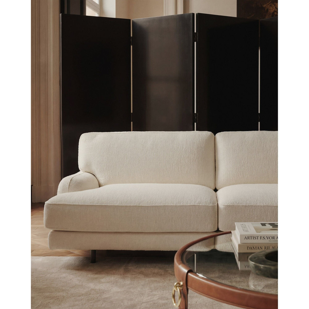 Flaneur 2-Person Sofa Black/Asator 0984