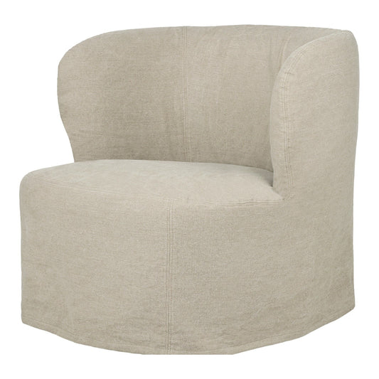 Stay Slipcover Lounge Chair Large Linen 0024