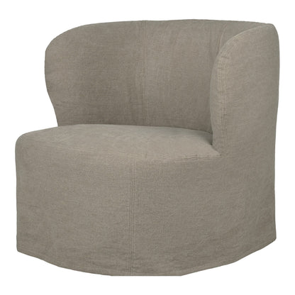 Stay Slipcover Lounge Chair Large Linen 0023