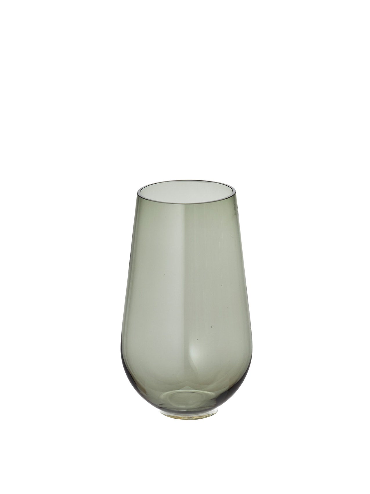 Echasse Vase, S, Smoke, Glass, 1 Pc by Audo Copenhagen