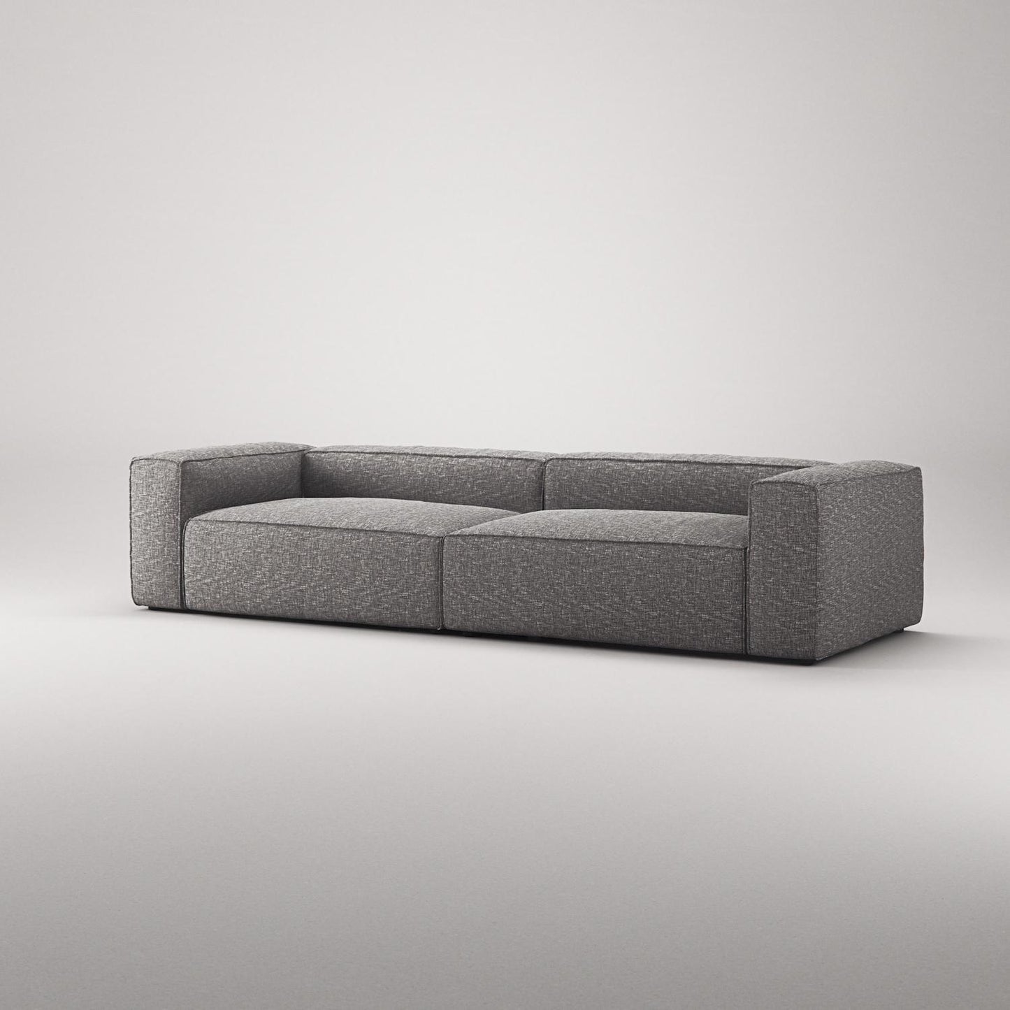 Decotique Grand 4-Seater Sofa Grey Marble