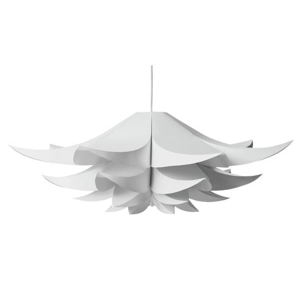 Norm 06 Pendant Lamp Large by Normann Copenhagen #White / With cord and canopy