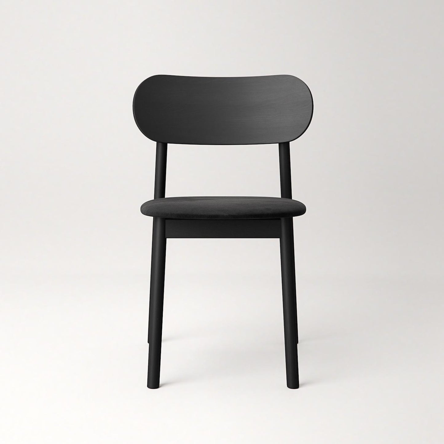 Decotique Elephant Dining Chair Black/Black Velvet