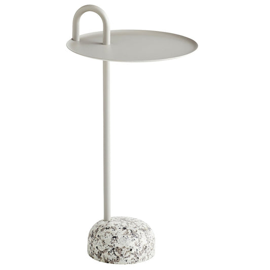 Bowler side table, beige