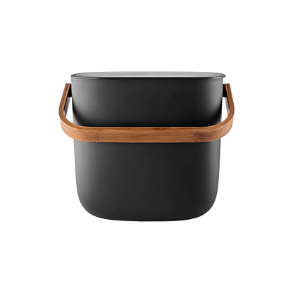 Reflect recycling waste bin, 6 L, musta