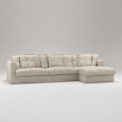 Decotique Le Grand Air 3-Seater Sofa Chaise Right Natural Blonde