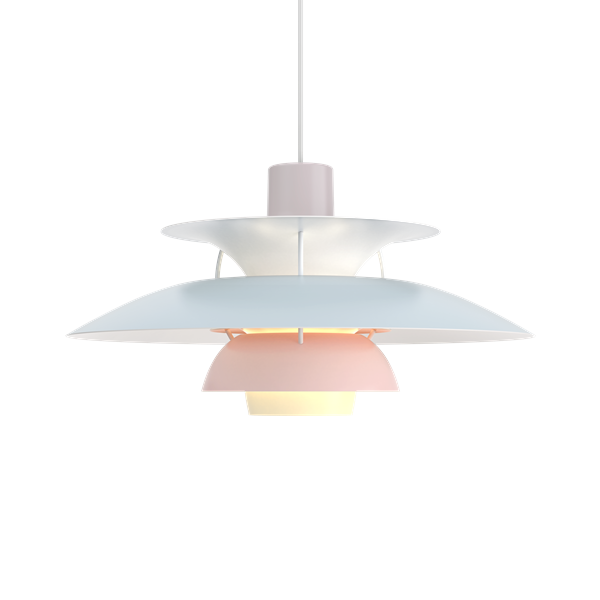 [Overseas Stock] PH 5 Pendant Lamp - Pastels oyster blue rose