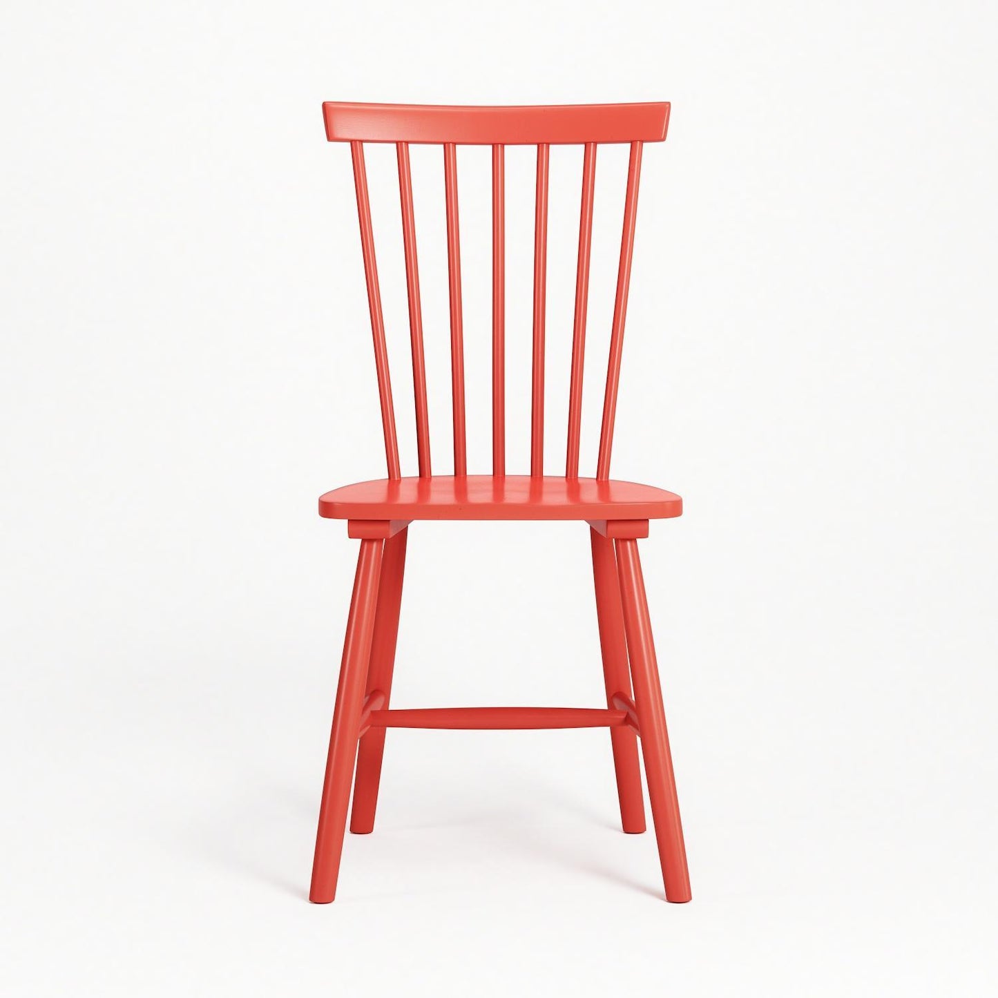 Department Wood H17 Windsor Dining Chair Orange