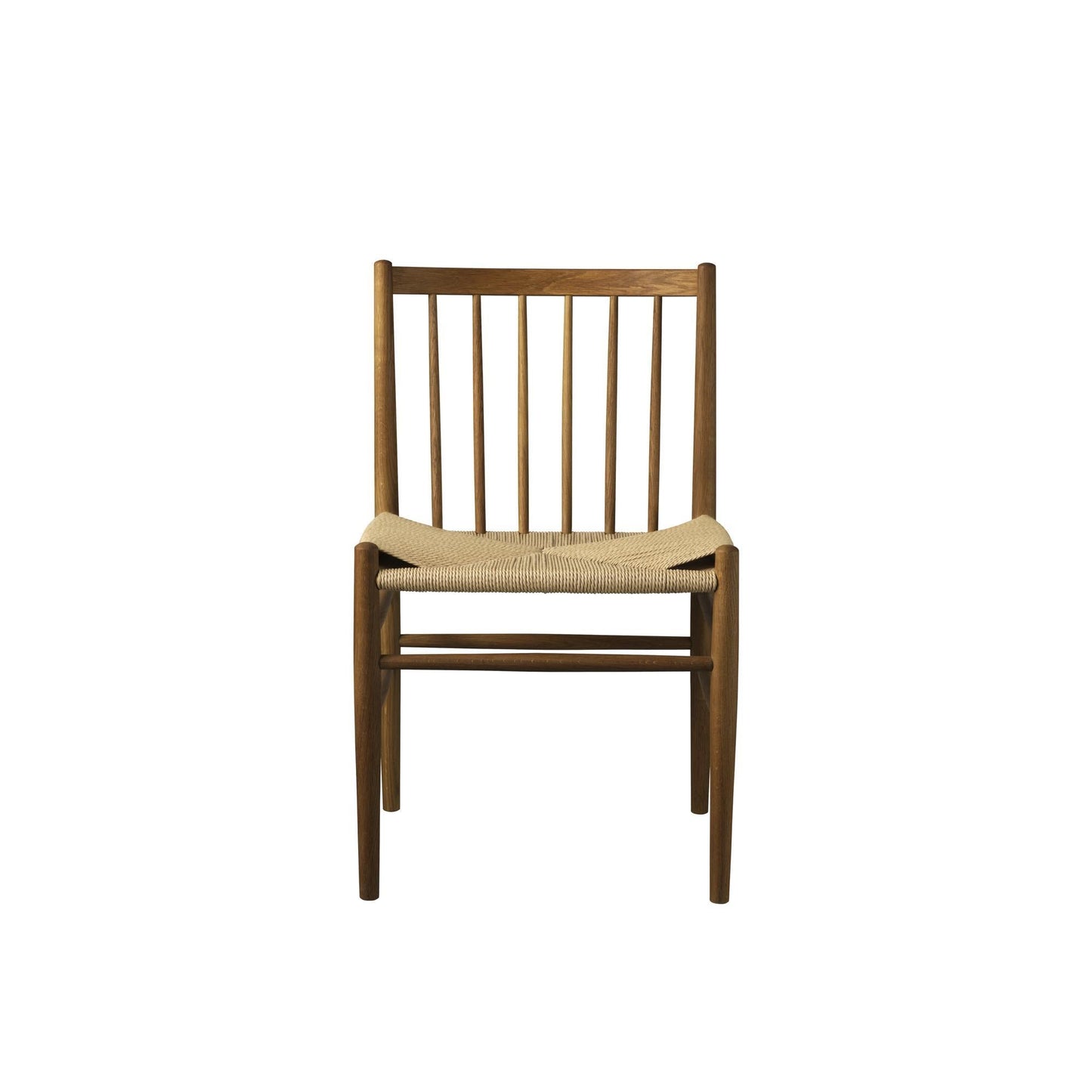 FDB Furniture J80 Dining Chair Smoked Oak/Natural Seat