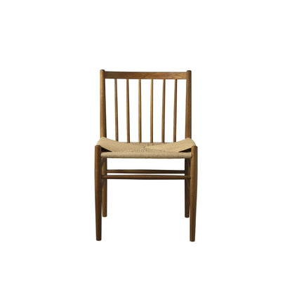FDB Furniture J80 Dining Chair Smoked Oak/Natural Seat