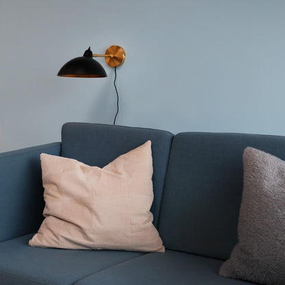Dyberg Larsen Futura Wall Lamp Matt Black/Gold/Brass