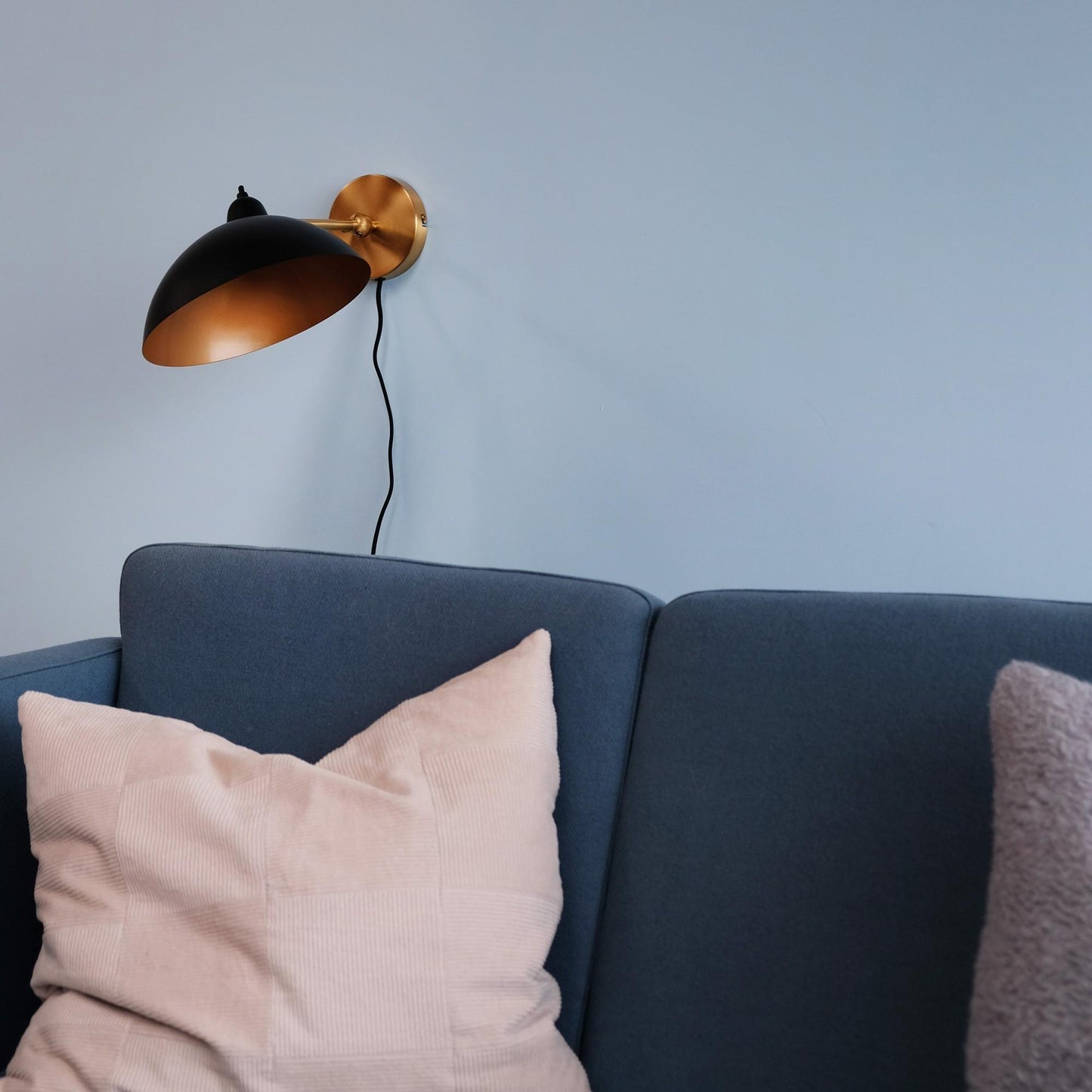 Dyberg Larsen Futura Wall Lamp Matt Black/Gold/Brass