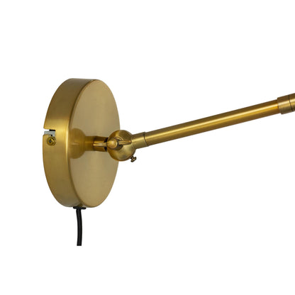 Dyberg Larsen Futura Wall Lamp Matt Black/Gold/Brass