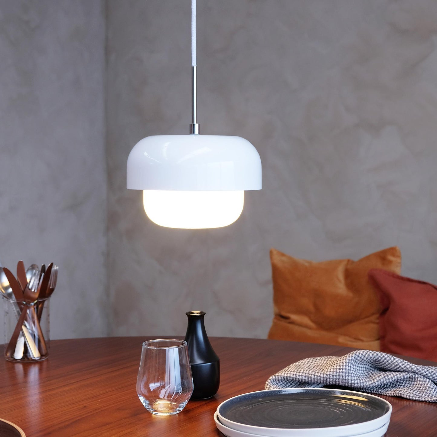 Dyberg Larsen Haipot Pendant White