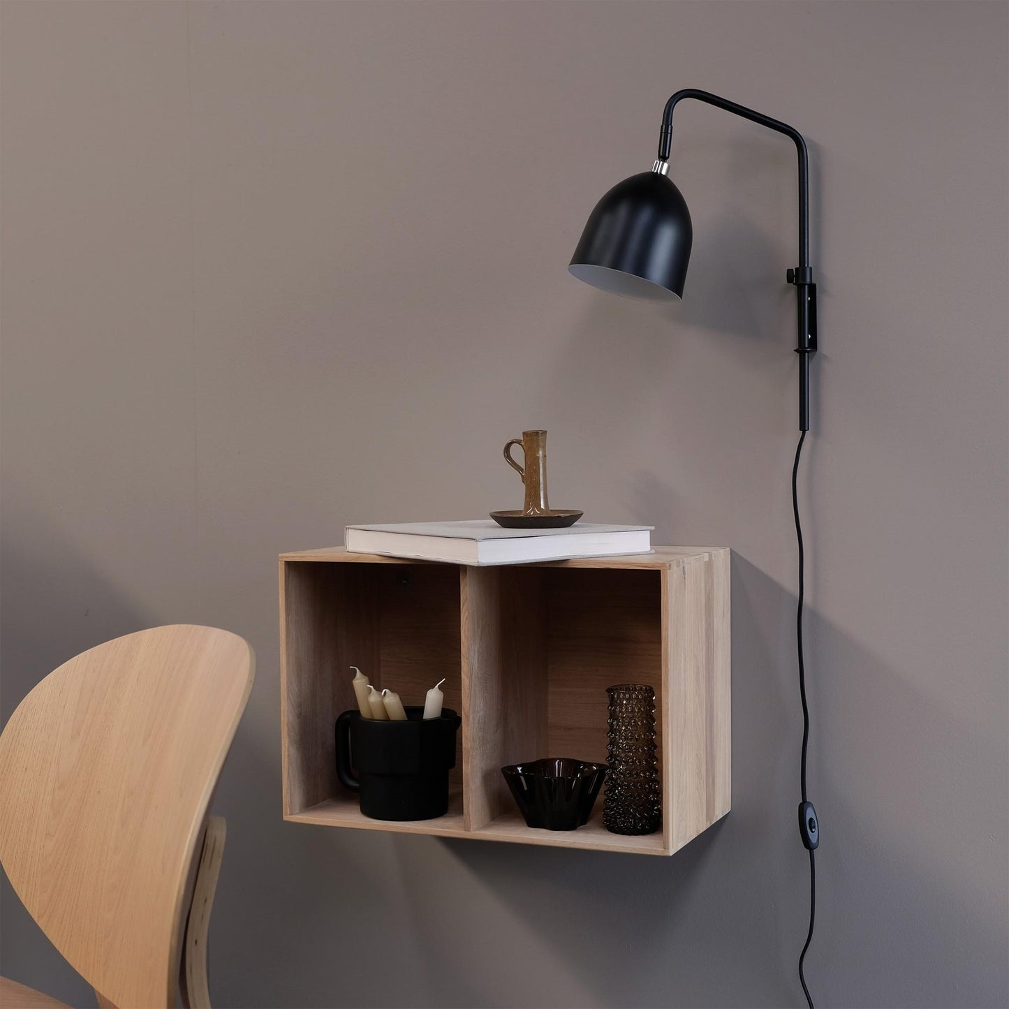 Dyberg Larsen Easton Wall Lamp Black