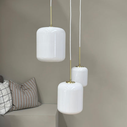 Dyberg Larsen Silvia D20 Pendant Opal/ Brass
