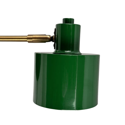 Dyberg Larsen Ocean Wall Lamp Dark Green/ Brass