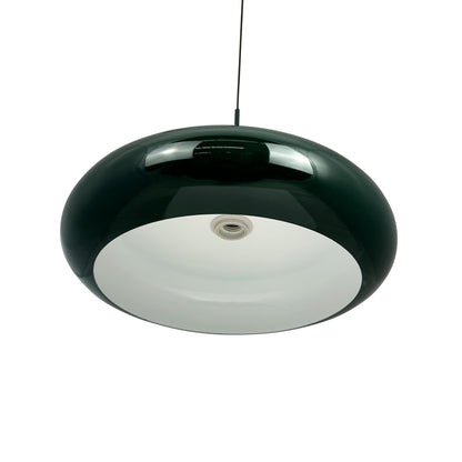 Dyberg Larsen Planet Pendant With Ring Wood/ Dark Green