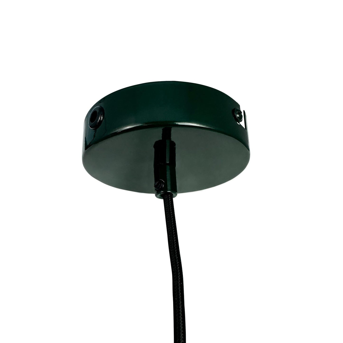 Dyberg Larsen Planet Pendant With Ring Wood/ Dark Green