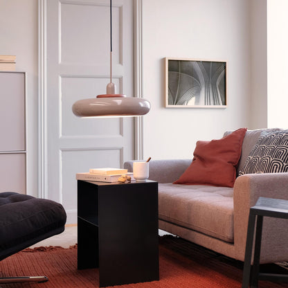 Dyberg Larsen Planet Pendant With Ring Latte