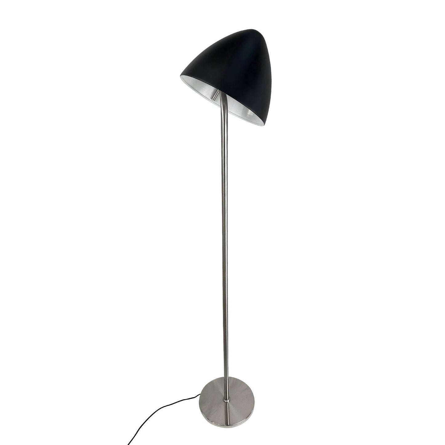 Dyberg Larsen Oulu Floor Lamp Black/ Brushed Steel